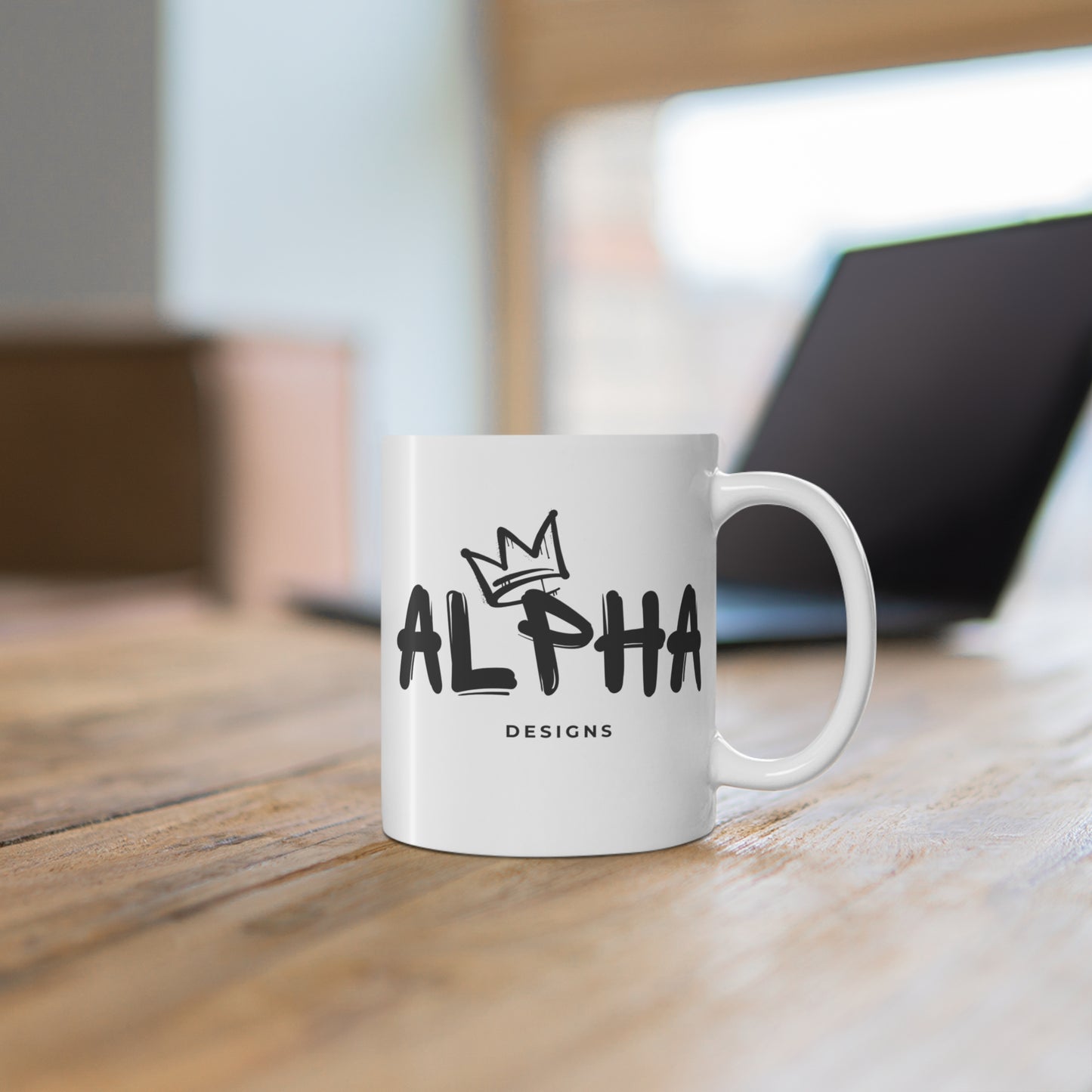 Alpha Designs Logo Mug