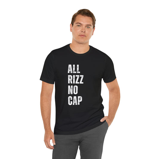 All Rizz No Cap - Funny Gen Alpha T-Shirt